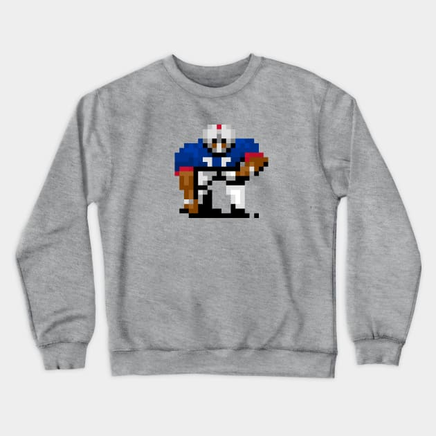 16-Bit Lineman - Buffalo Crewneck Sweatshirt by The Pixel League